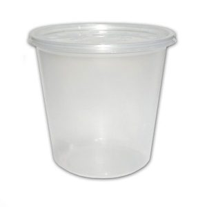 24 oz with Poly Fabric Lid – 50 Units