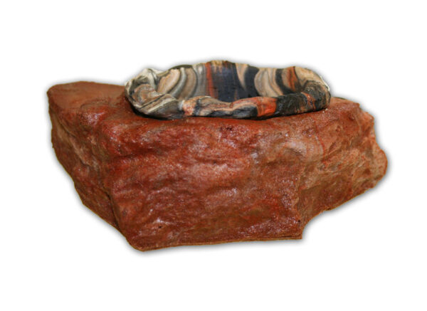 Pet-Tekk Feed & Water Ledge Mojave w/ one rock bowl (PT-1431)